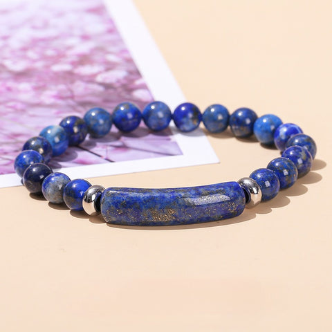 Rose Quartz, Green Aventurine & Tiger Eye Raw Stone Bracelet – Simple & Trendy Natural Crystal Jewelry for Women