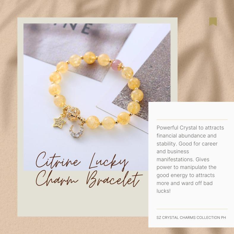 Ins - style Creative Design: Natural Golden Rutilated Quartz & Strawberry Quartz Bracelet with Zircon - set Beads